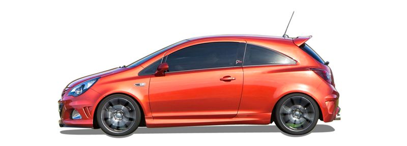 Запчасти VAUXHALL 6 CORSA Mk III (D) (S07) 1.6 VXR (L08)