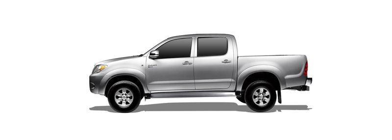 Запчасти TOYOTA 1 HILUX VII c бортовой платформой/ходовая часть (_N1_, _N2_) 2.5 D-4D 4WD (KUN25)