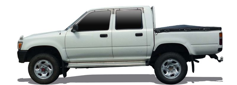 Запчасти TOYOTA 9 HILUX VI c бортовой платформой/ходовая часть (_N1_) 3.0 D 4WD (LN167, LN172)