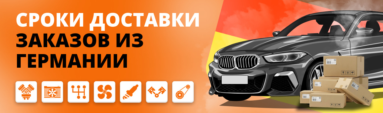 Сроки доставки заказов из Германии