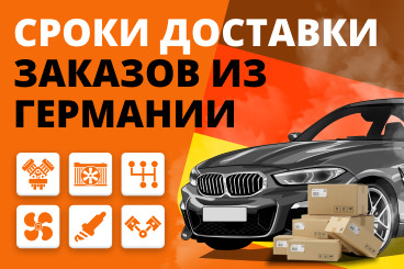 Сроки доставки заказов из Германии