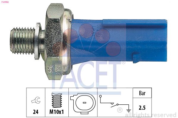 Датчик давления масла FACET 70192
