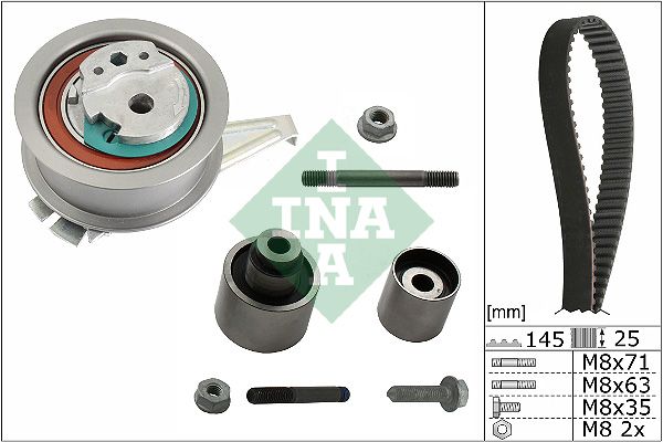 Комплект ремня ГРМ INA 530075910
