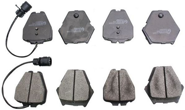 Комплект тормозных колодок, дисковый тормоз DENCKERMAN B110045