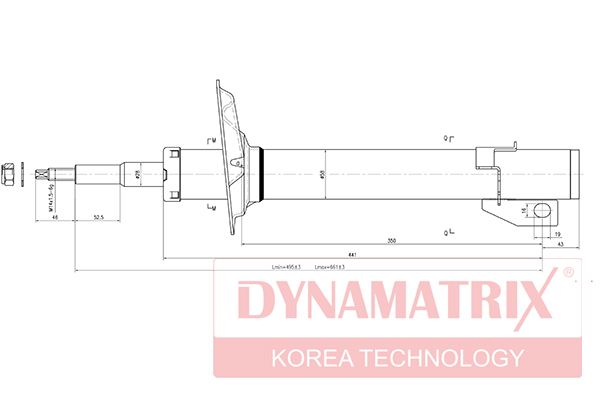 Амортизатор DYNAMATRIX DSA314572