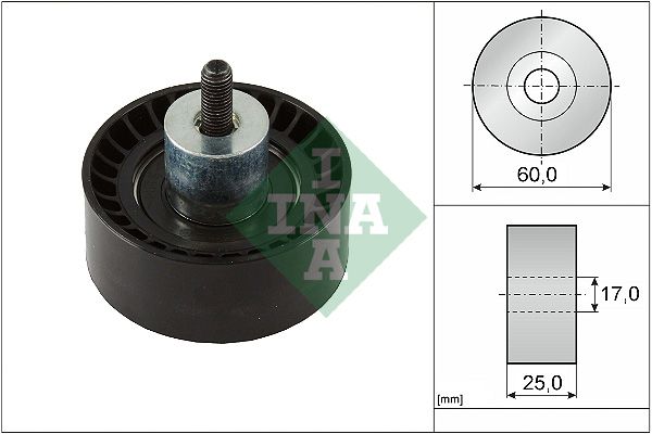 Паразитный / Ведущий ролик, зубчатый ремень INA 532099710