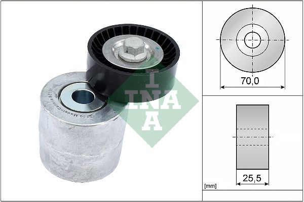 Натяжитель ремня, клиновой зубча INA 534071510