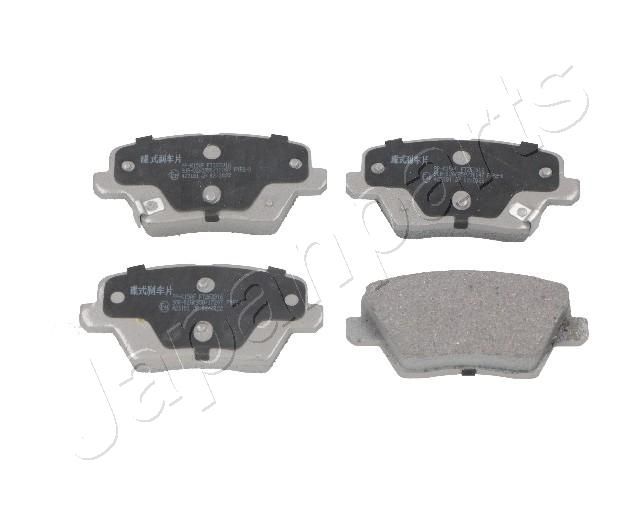 Комплект тормозных колодок, дисковый тормоз JAPANPARTS PPK15AF