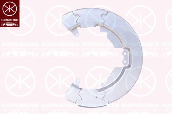 Отражатель, диск тормозного механизма KLOKKERHOLM 2533379