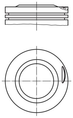 Поршень MAHLE 0022500