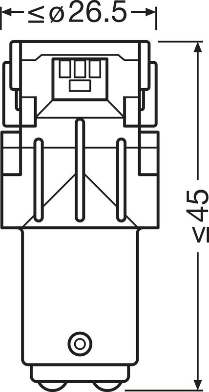 Лампа накаливания OSRAM 7528DRP2BL
