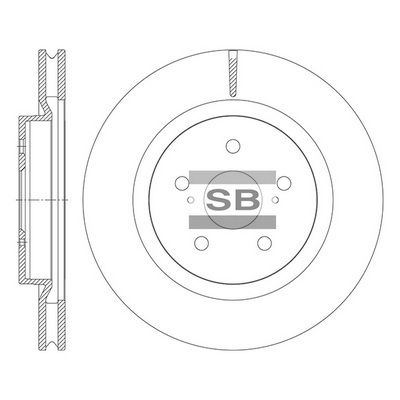 Тормозной диск SANGSIN SD8463