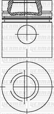 Поршень YENMAK 3104734000