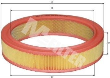 Воздушный фильтр MFILTER A123