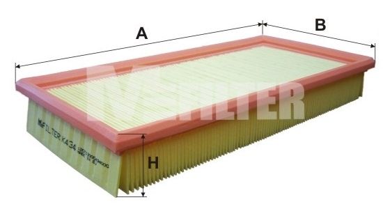 Воздушный фильтр MFILTER K434