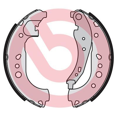Комплект тормозных колодок BREMBO S68550