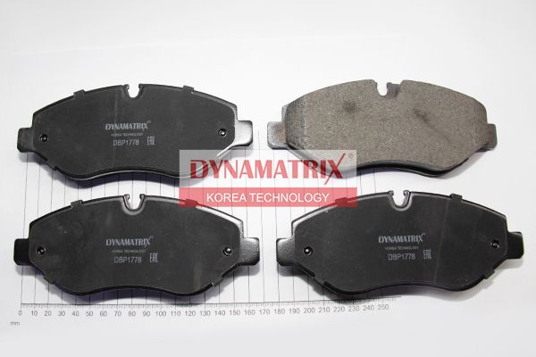 Комплект тормозных колодок, дисковый тормоз DYNAMATRIX DBP1778