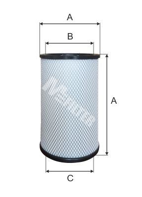 Воздушный фильтр MFILTER A1090