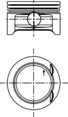 Поршень KOLBENSCHMIDT 40382620