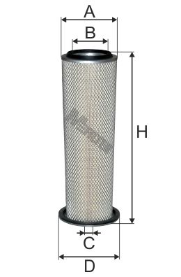 Воздушный фильтр MFILTER A838