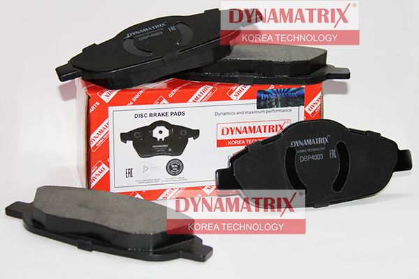 Комплект тормозных колодок, дисковый тормоз DYNAMATRIX DBP4003