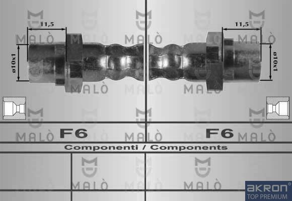 Тормозной шланг MALO 80232