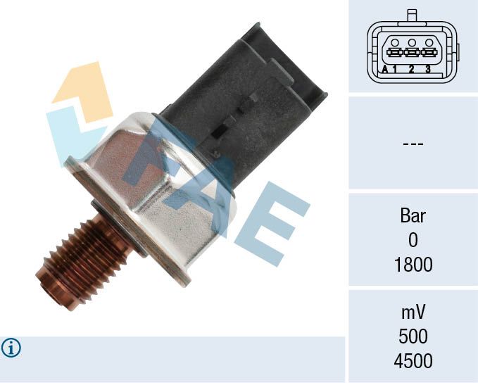 Датчик, давление подачи топлива FAE 15600