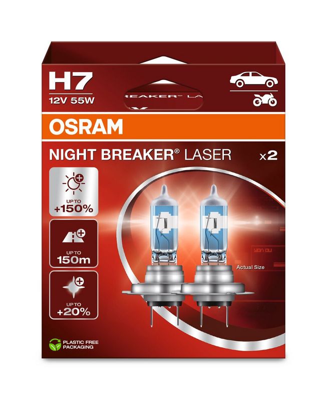 Лампа накаливания, фара дальнего света OSRAM 64210NL2HB