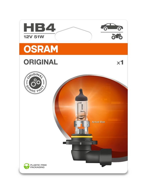Лампа накаливания, фара дальнего света OSRAM 90061BL
