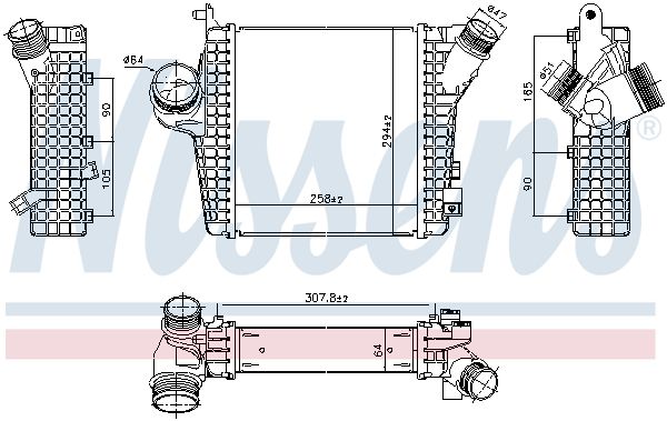 Интеркулер NISSENS 961305