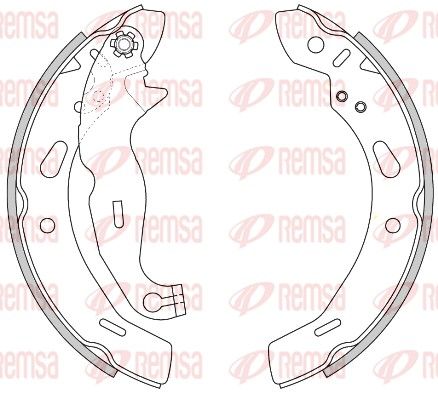 Тормозные колодки REMSA 427800