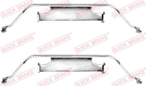 Комплектующие, колодки дискового тормоза QUICK BRAKE 1091096