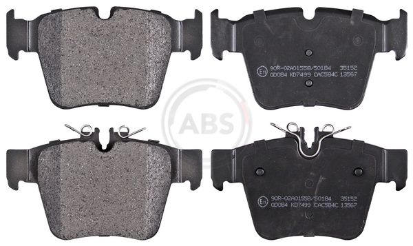 Комплект тормозных колодок, дисковый тормоз ABS 35152