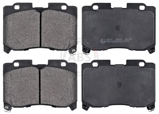 Комплект тормозных колодок, дисковый тормоз ABS 36937