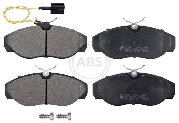 Комплект тормозных колодок, дисковый тормоз ABS 37172