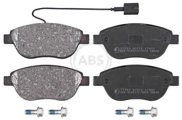 Комплект тормозных колодок, дисковый тормоз ABS 37282