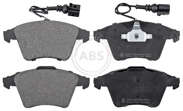 Комплект тормозных колодок, дисковый тормоз ABS 37415