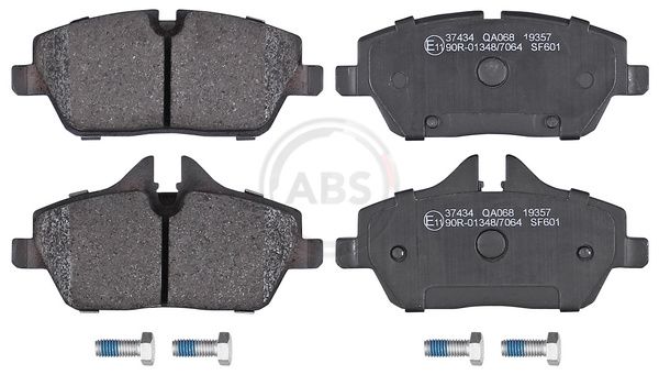 Комплект тормозных колодок, дисковый тормоз ABS 37434