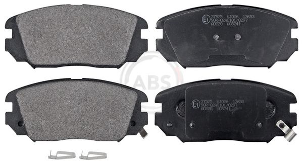 Комплект тормозных колодок, дисковый тормоз ABS 37525