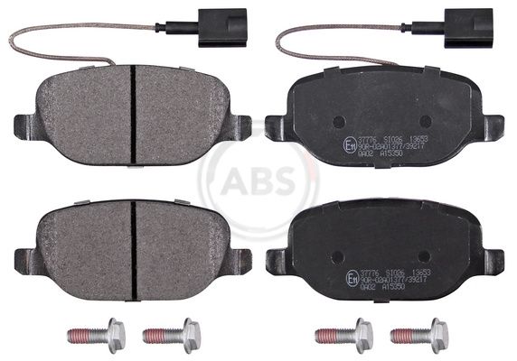 Комплект тормозных колодок, дисковый тормоз ABS 37776