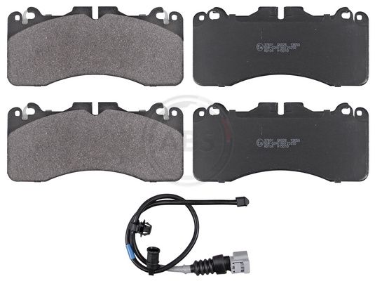 Комплект тормозных колодок, дисковый тормоз ABS 37831