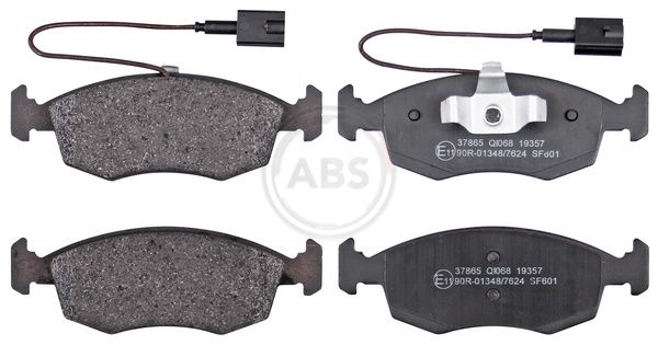 Комплект тормозных колодок, дисковый тормоз ABS 37865