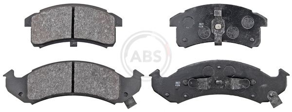 Комплект тормозных колодок, дисковый тормоз ABS 38623