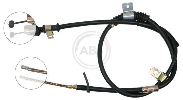 Тросик, cтояночный тормоз ABS K14108