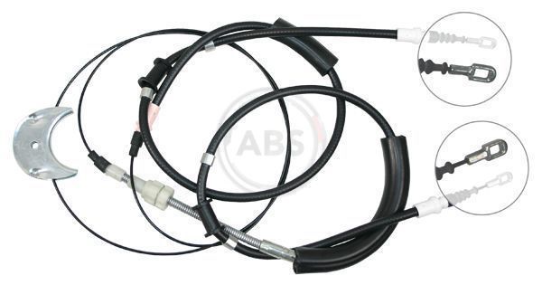 Тросик, cтояночный тормоз ABS K17565