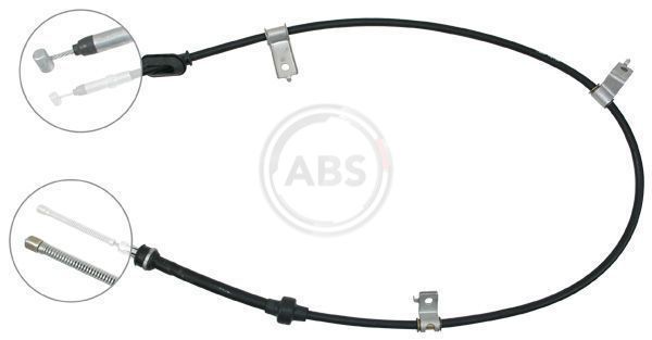 Тросик, cтояночный тормоз ABS K19048