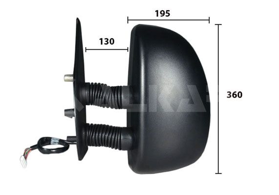 Наружное зеркало ALKAR 9239921