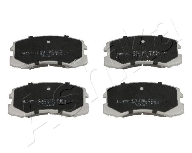Комплект тормозных колодок, дисковый тормоз ASHIKA 5005503