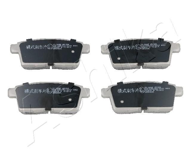 Комплект тормозных колодок, дисковый тормоз ASHIKA 5103309