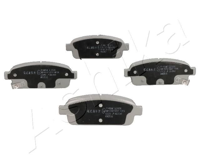 Комплект тормозных колодок, дисковый тормоз ASHIKA 510WW05